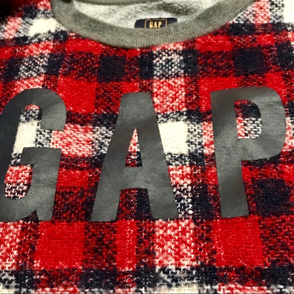 Gap Kids X Pendleton Plaid Wool Blend Sweater 10 - Picture 2 of 4